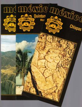 3 Faltblätter : Mexico. Touristeninformationen zu 3 Städten.