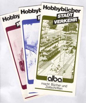 Eisenbahn, Modellbau, Stadtverkehr ; Satz von 3 Programmvorschauen.