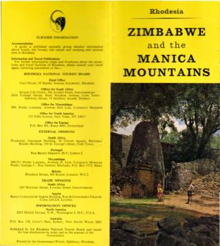 Zimbabwe and the Manica Mountains (Prospekt / Reiseführer)