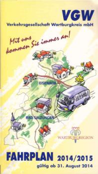 VGW. Fahrplan 2014 / 2015 (Gültig ab 31. August 2014)