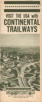 Visit the USA with Continental Trailways (Werbeprospekt)