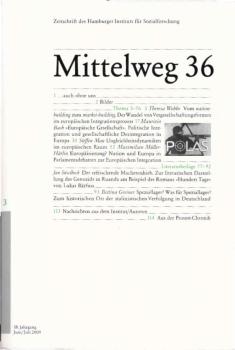 Mittelweg 36 : Zeitschrift des Hamburger Instituts für Sozialforschung; 3 / 2009.