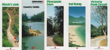 Hong Kong : Stay an extra day. Country Walks (Prospektmappe mit 4 Flyern)