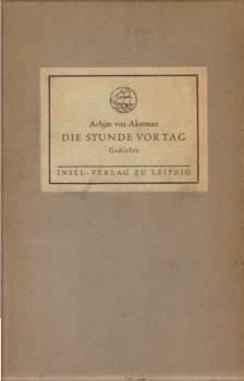 Die Stunde vor Tag : Gedichte.