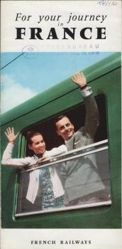 For your journey in France : French Railways (Faltprospekt mit Streckenkarte)