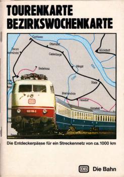 Tourenkarte und Bezirkswochenkarte, die Entdeckerpässe für Ihr Urlaubsgebiet. Bezirk 121 - 645