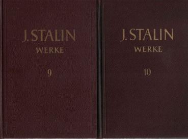 J. Stalin: Werke. Bd. 9 - 10. [2 Bände].