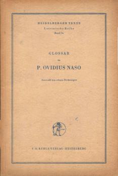Glossar zur P. Ovidius Naso. Auswahl aus seinen Dichtungen