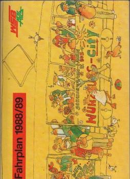 Fahrplan 1988/89 für den Straßenbahnverkehr, Omnibusverkehr und Schienennahverkehr der DB gültig ab 29. mai 1988