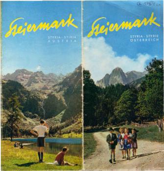 Steiermark: Styria, Styrie, Österreich (Faltprospekt mit Panoramakarte)