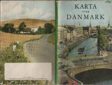 Karta över Danmark