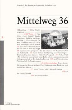Tödliche Nachbarschaften: Mittelweg 36 : Zeitschrift des Hamburger Instituts für Sozialforschung; 5 / 2004.