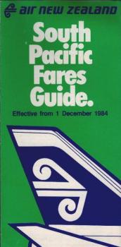 South Pacific Fares Guide. Effective from 1 December 1984