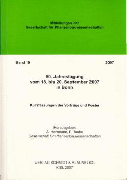 50. Jahrestagung vom 18. bis 20. September 2007 in Bonn. Kurzfassung der Vorträge und Poster.