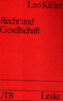 Recht und Gesellschaft : Einf. in d. Rechtssoziologie.