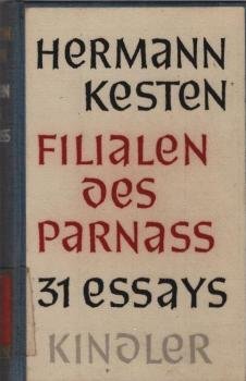 Filialen des Parnass : 31 Essays.