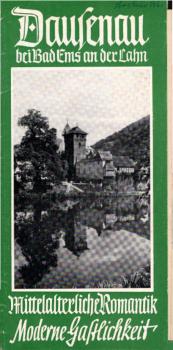 Dausenau bei Bad Ems an der Lahn: Mittelalterliche Romantik, moderne Gastlichkeit (Faltprospekt)