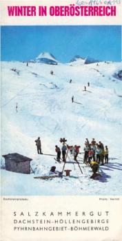 Winter in Österreich: Salzkammergut, Dachsteon-Höllengebirge, Pyhrnbahngebiet-Böhmerwald. (Faltblatt)