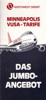 Minneapolis Vusa - Tarife (Faltblatt)