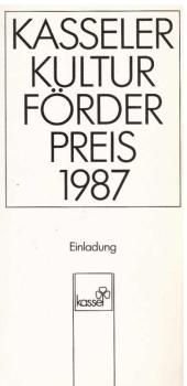 Kasseler Kulturförderpreis 1987 : Einladung.