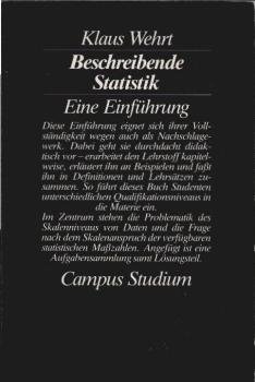 Beschreibende Statistik : e. Einführung