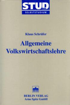 Allgemeine Volkswirtschaftslehre.