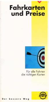 HVV. Fahrkarten und Preise ; Stand Mai 1993.