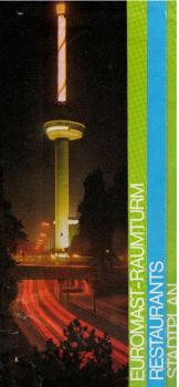 Euromast-Raumturm : Restaurants, Stadtplan (Faltblatt mit Stadtplan)
