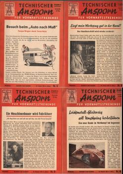 Technischer Ansporn für Vorwärtsstrebende. Nr. 1 - 4, 1954.