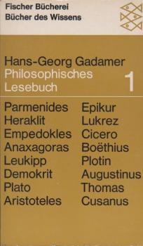 Philosophisches Lesebuch; Teil: 1.