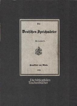 Die deutschen Sprichwörter.