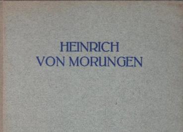 Heinrich von Morungen.