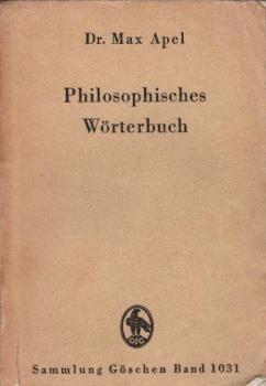 Philosophisches Wörterbuch.