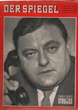 Der Spiegel; Nr. 48/ 28. Nov. 1962 : Franz Josef Strauss