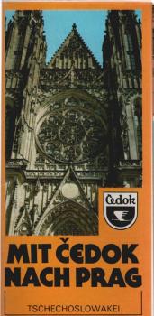 Tschechoslowakei. Mit Cedok nach Prag (Faltprospekt)