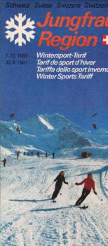 Jungfrau Region : Wintersport-Tarif. 1.12.1980 - 30.04.1981. (Faltblatt)