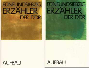 Fünfundsiebzig Erzähler der DDR ; 2 Bände