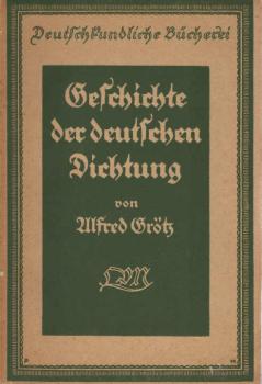 Geschichte der deutschen Dichtung im Überblick.