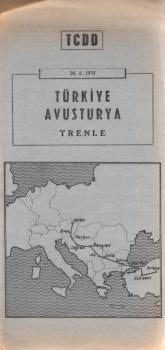 Türkiye Avusturya Trenle. 30.5.1976. (Faltplatt)