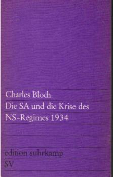 Die SA und die Krise des NS-Regimes 1934.