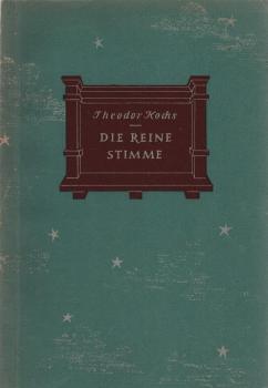 Die reine Stimme : Sonette.