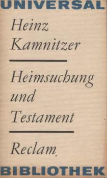 Heimsuchung und Testament.