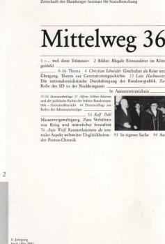 Mittelweg 36 : Zeitschrift des Hamburger Instituts für Sozialforschung; 2 / 2002.