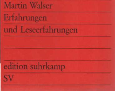Erfahrungen und Leseerfahrungen