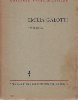 Emilia Galotti : Ein Trauerspiel in 5 Aufz.