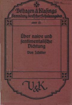 Über naive und sentimentalische Dichtung.