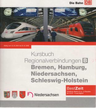 Kursbuch B. Regionalverbindungen Bremen, Hamburg, Niedersachsen, Schleswig-Holstein. Gültig vom 12.12.2004 bis 10.12.2005.