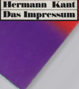 Das Impressum : Roman.