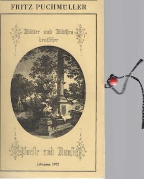 Blätter und Blüthen deutscher Poesie und Kunst. Jahrgang 1972.