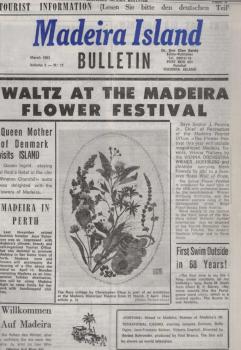 Madeira Island Bulletin. March 1983, Volume 5 - No. 11. Waltz at the Madeira Flower Festival.